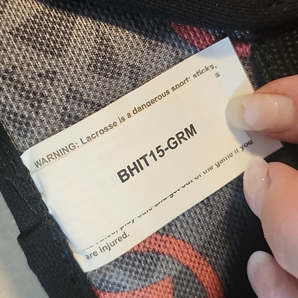 Used Warrior VPS BURN Lacrosse Shoulder Pads Grey - Picture 3 of 10